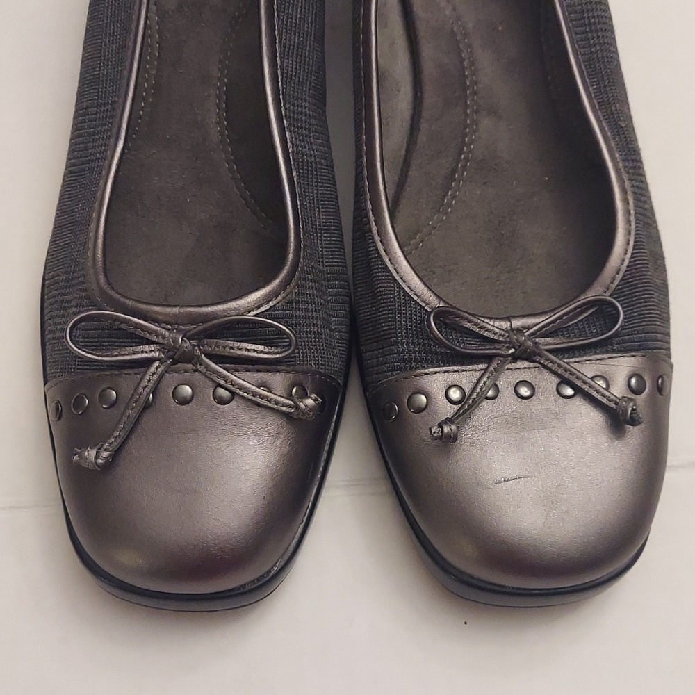 AEROSOLES Temahawk Slip On Gray Wedge Shoe 7.5 Comfort - Picture 2 of 14